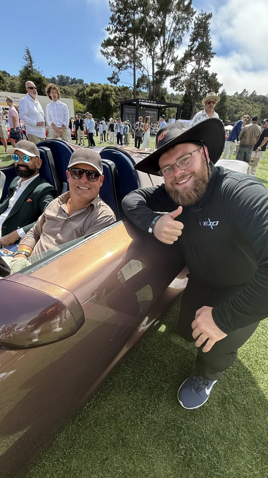 Max at The Quail during Monterey Car Week 2025