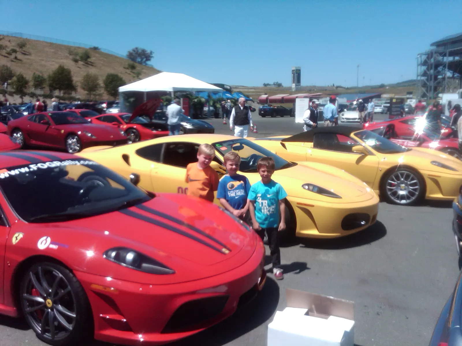 Max as a child at Sonoma Raceway