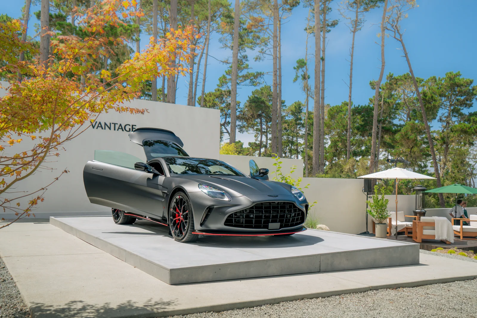 Doors to the Pines, Aston Martin Vanquish Volante