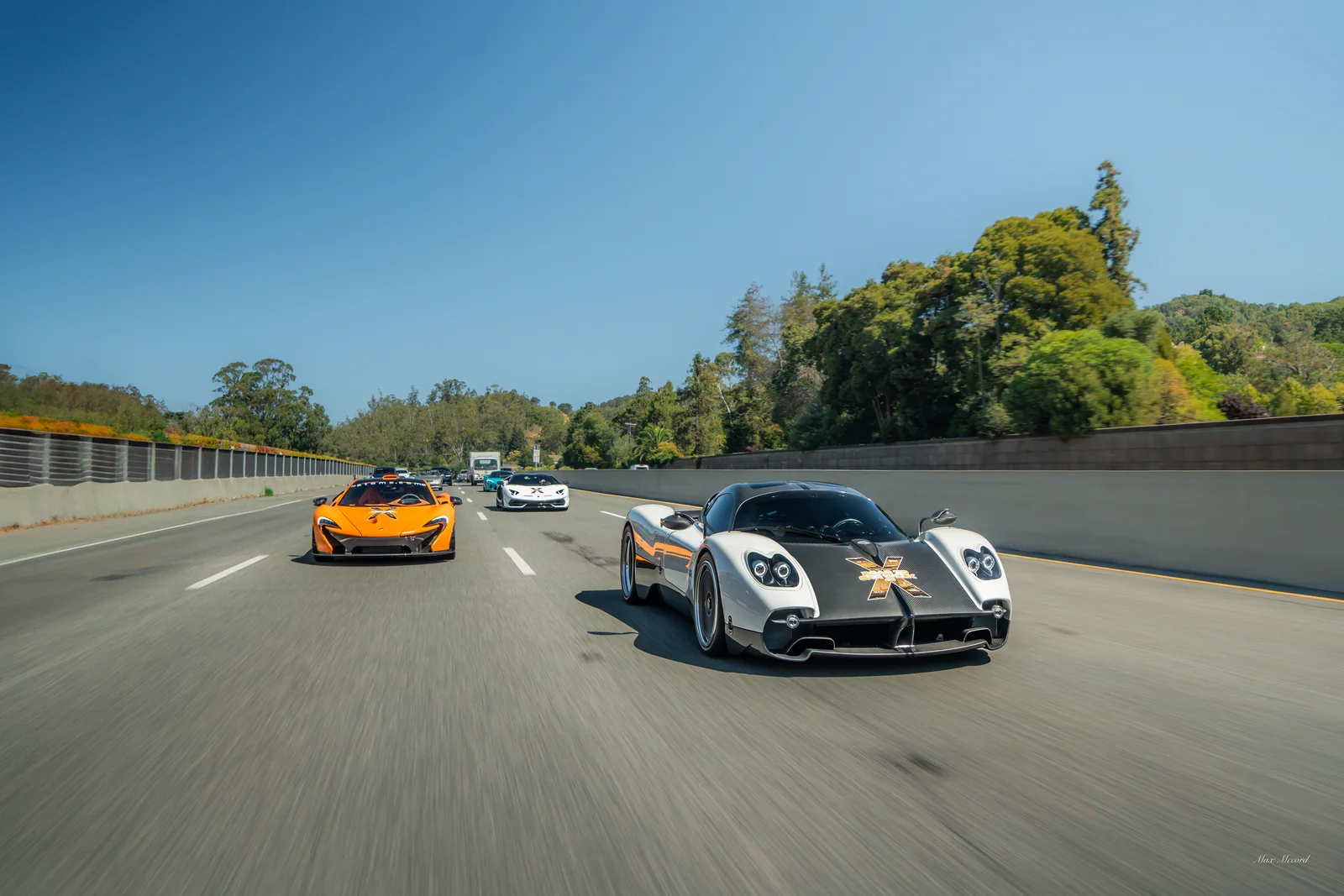 Zonda in the Pack, The Exotics Network: Road to Car Week