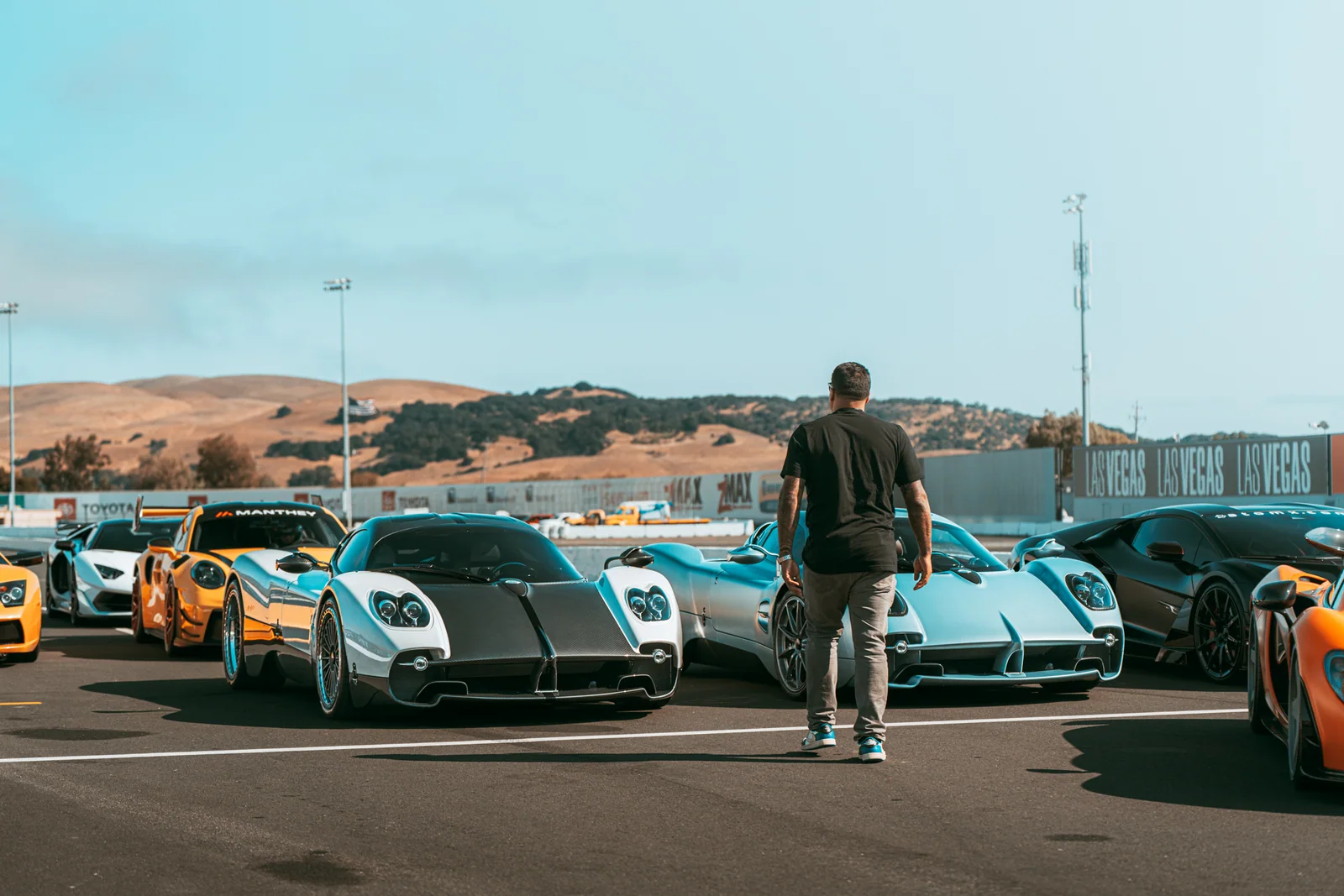 Pagani Row, The Exotics Network at Sonoma Raceway