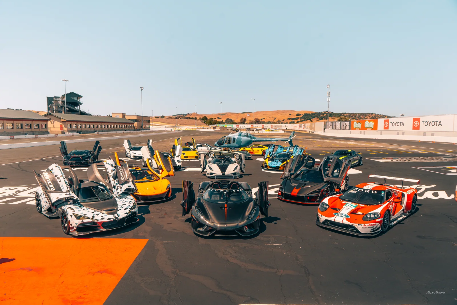 Paddock Panorama, The Exotics Network at Sonoma Raceway