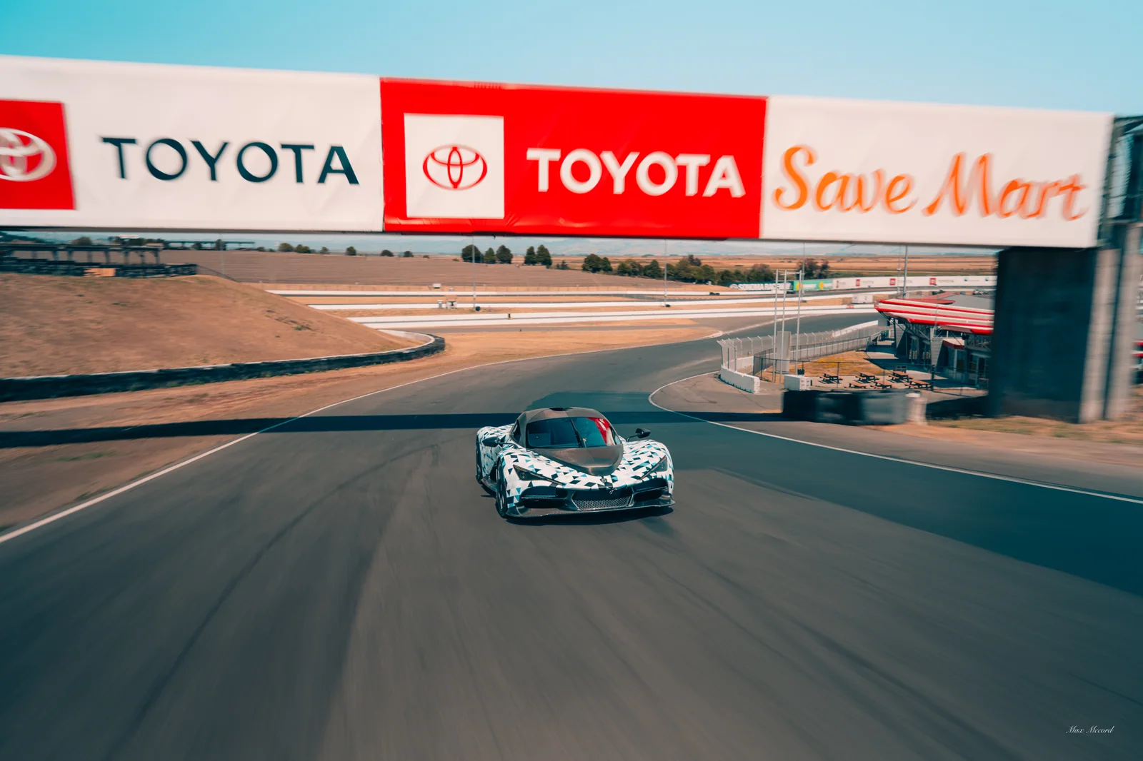 Under the Toyota Bridge, The Exotics Network at Sonoma Raceway