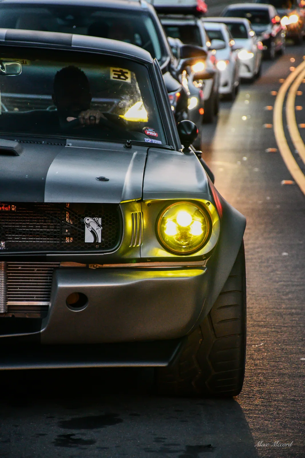 Yellow Eyes, 1965 Ford Mustang