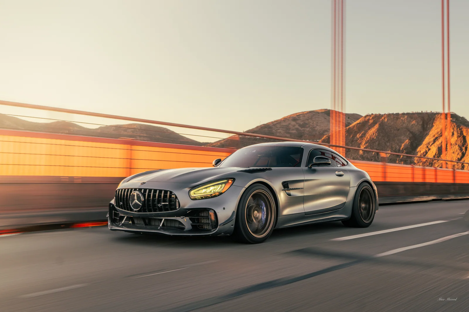 GT on the Golden Gate, Ferrari 488 Pista and Mercedes-AMG