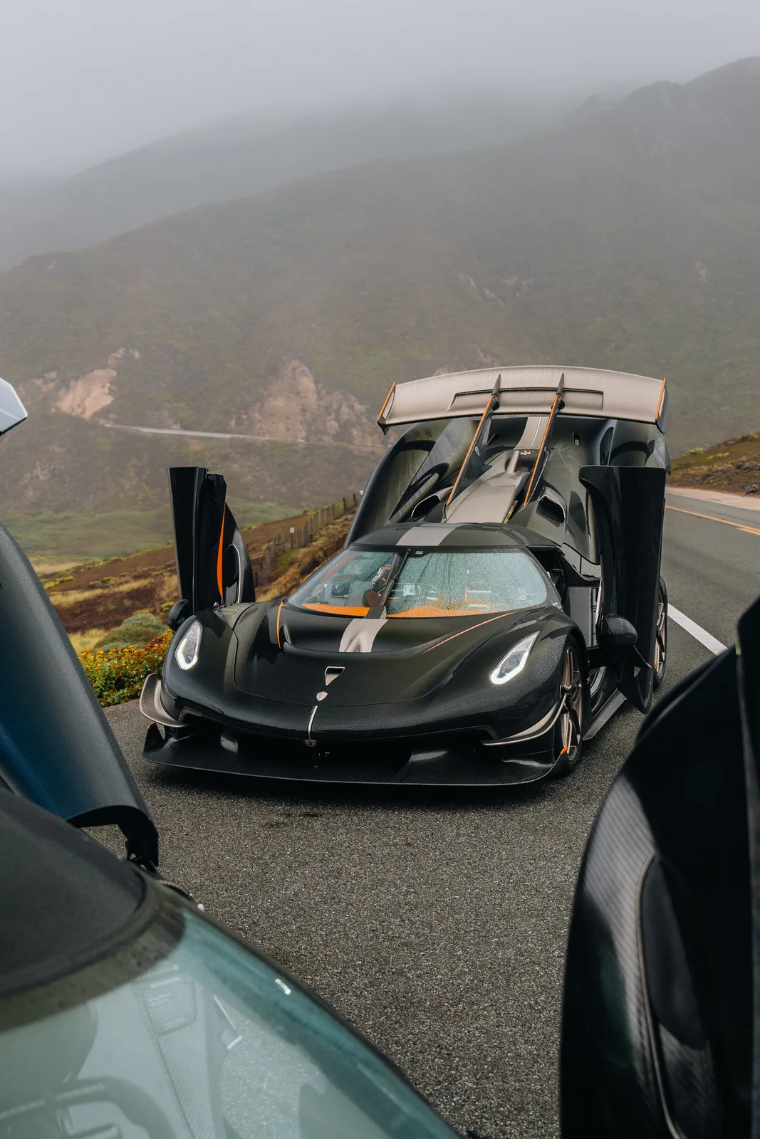 Wings Open at the Overlook, Koenigsegg Sadair’s Spear and Jesko