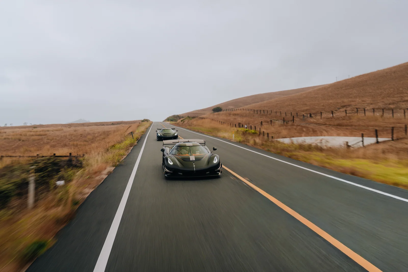 Empty Highway, Koenigsegg Sadair’s Spear and Jesko