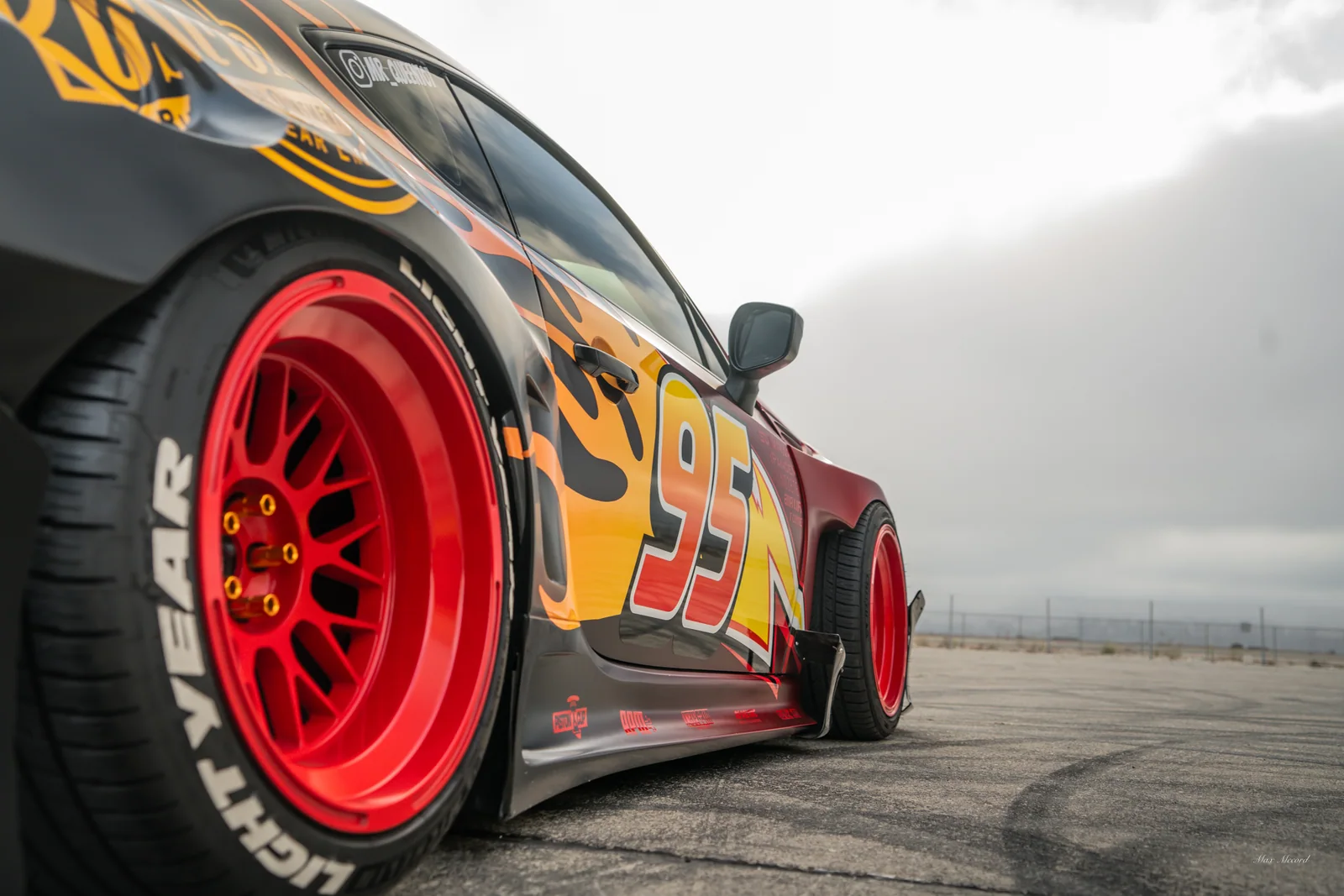 Wheel and Flames, Lightning McQueen BRZ