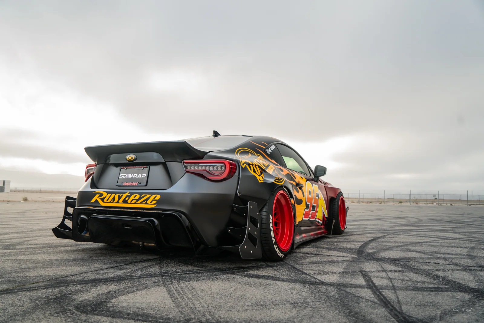 Rear Diffuser, Lightning McQueen BRZ