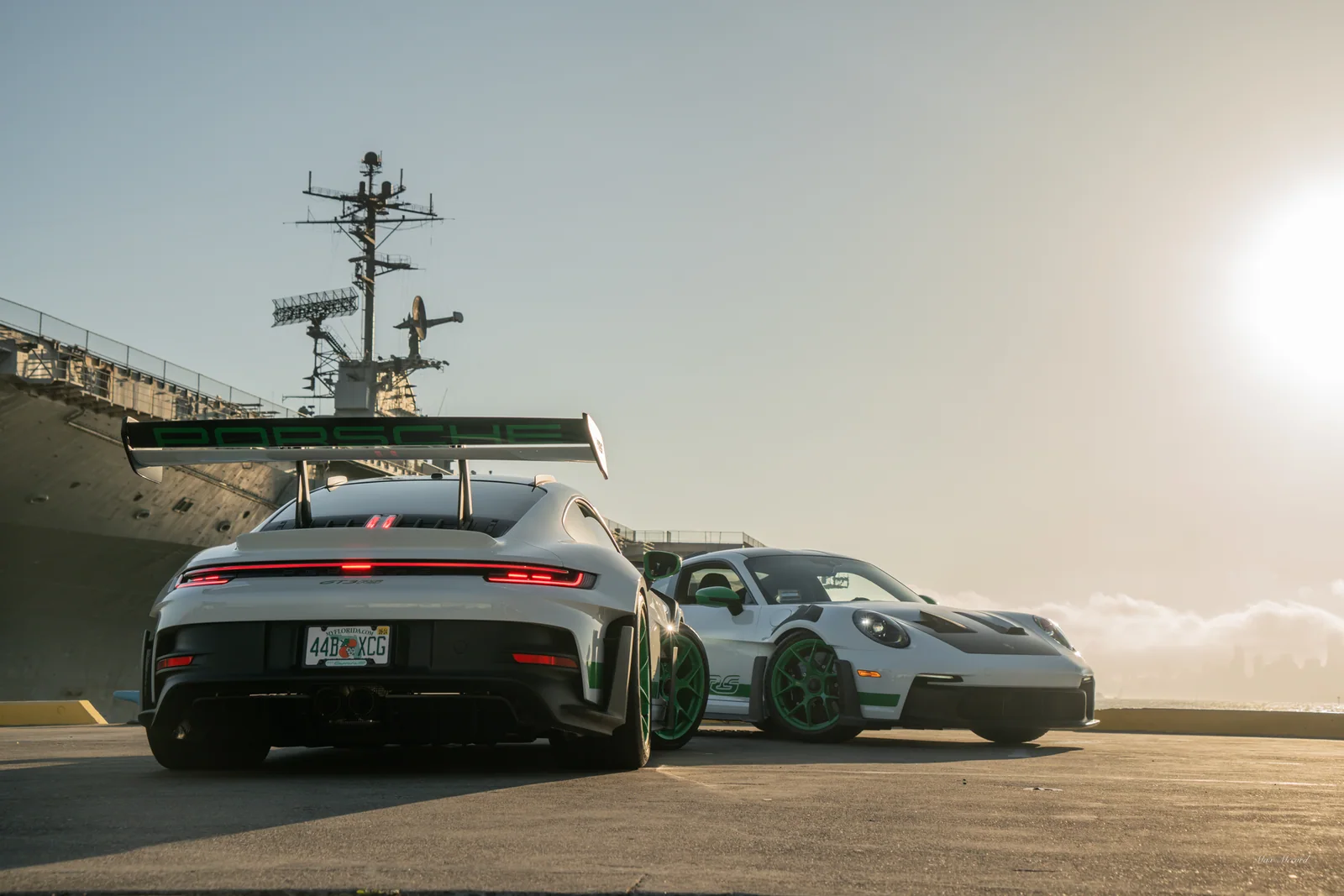 Two on the Pier, Porsche 911 GT3 RS pair