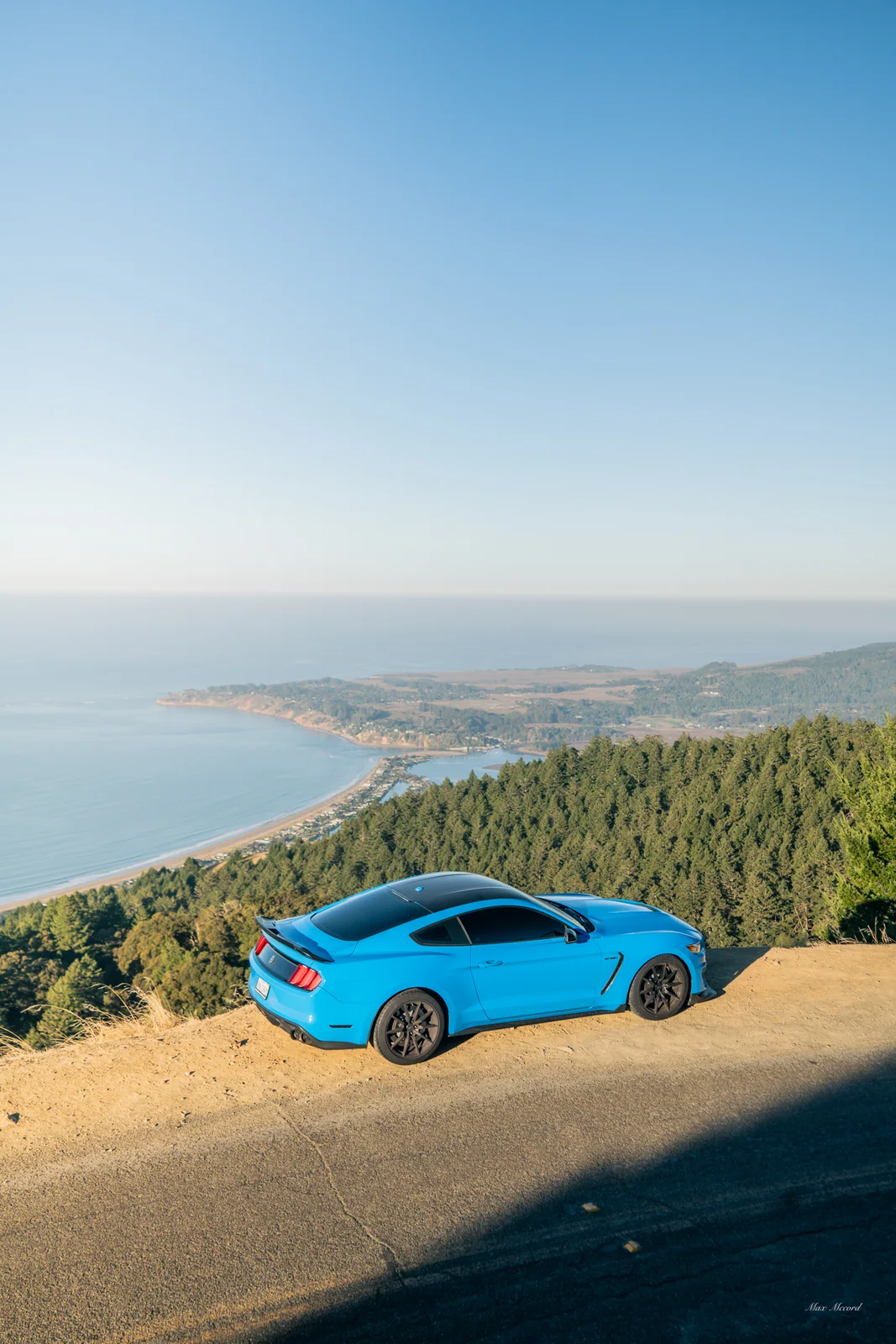 Above Stinson, Shelby GT350