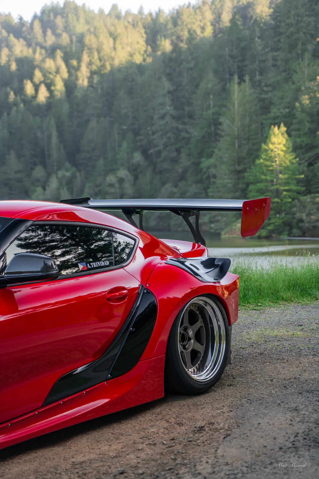 Flared Fender, Widebody Toyota Supra