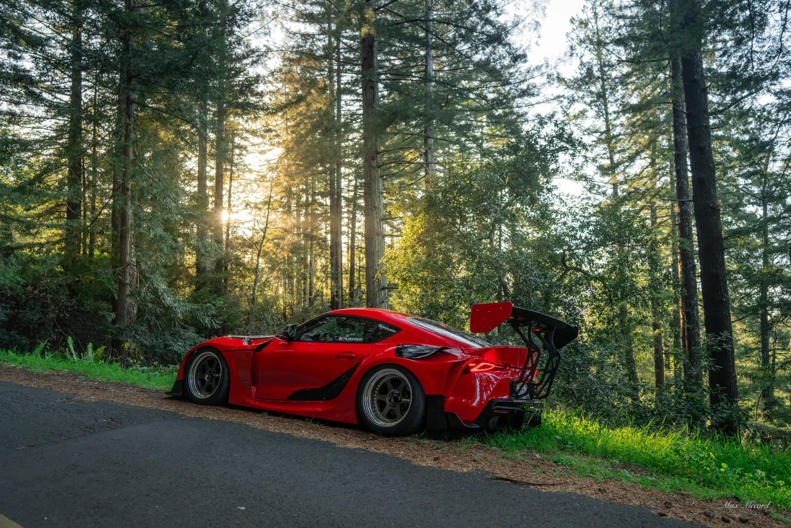 Among the Redwoods, Widebody Toyota Supra