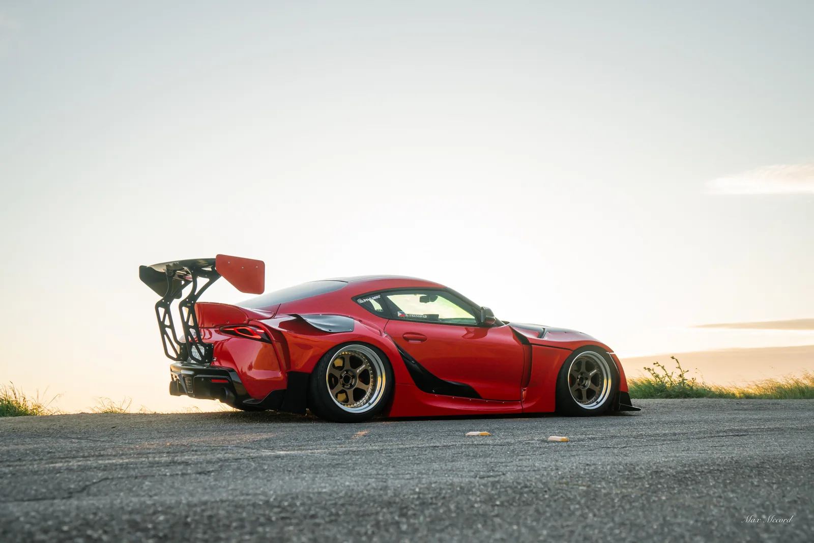 Backlit Wing, Widebody Toyota Supra