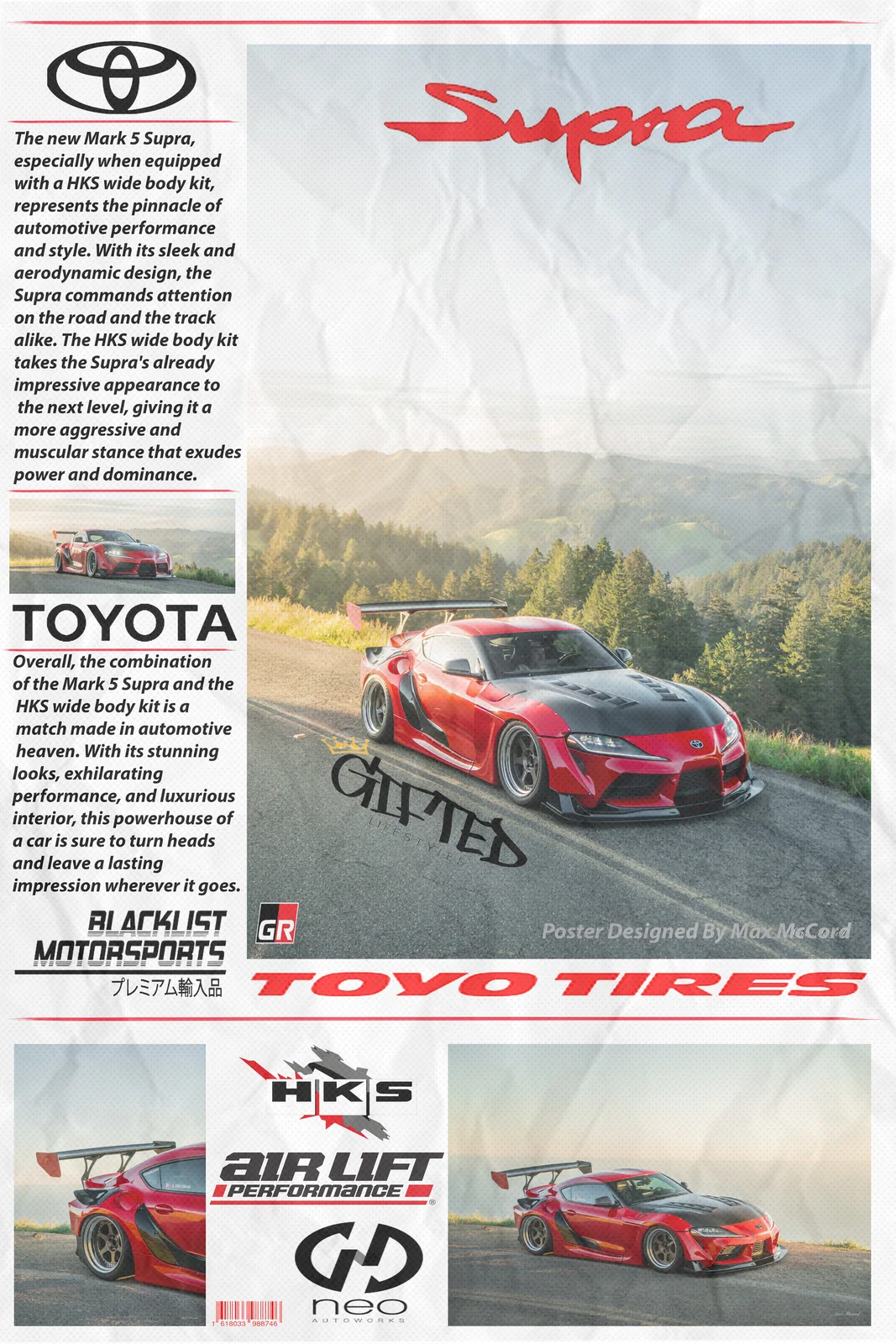 Magazine Spread, Widebody Toyota Supra