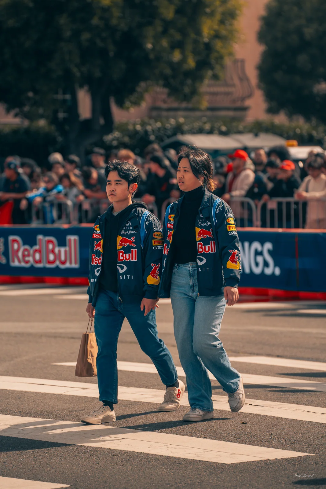 Crosswalk Fans, Red Bull Showrun San Francisco