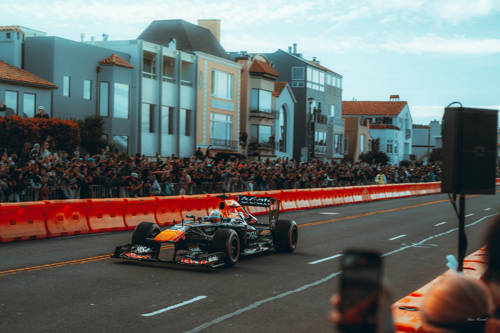 Open Wheels on Marina Boulevard, Red Bull Showrun San Francisco